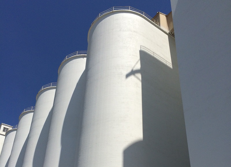 rice silos